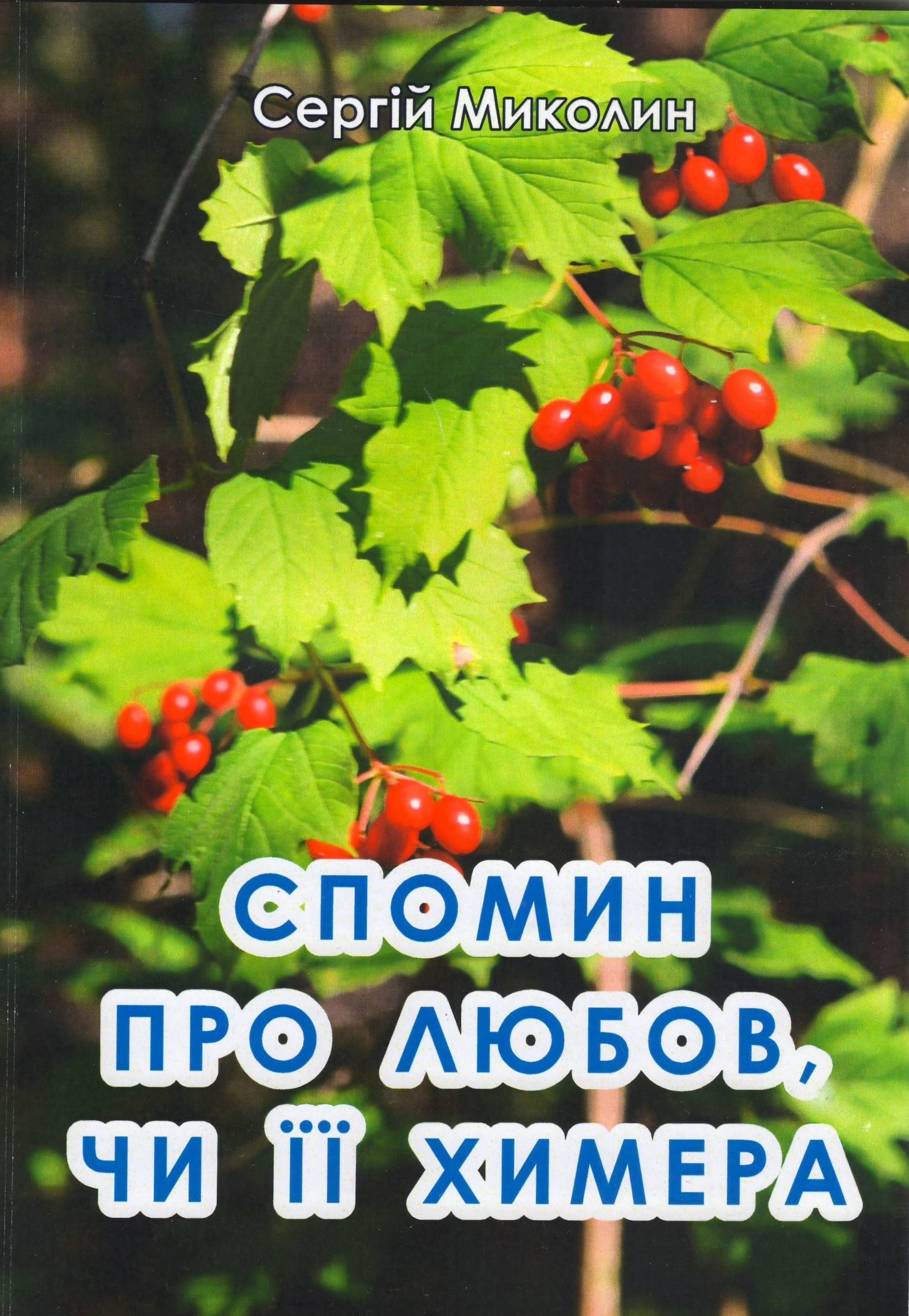 Обкладинка Спомин про любов, чи її химера